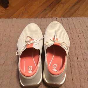Ryka White and Pink Casual Sneakers Lightweight Design